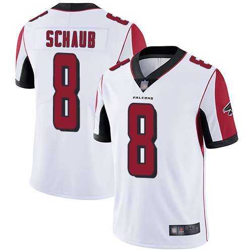 Atlanta Falcons Limited White Men Matt Schaub Road Jersey NFL Football 8 Vapor Untouchable